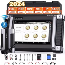 ANCEL HD8000 Diesel Heavy Duty HD Truck Scanner DPF Regen OBD2 Diagnostic Tool 