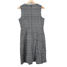 J Crew Dress Womens 8 Punched Out Eyelet Lined Embroidered Classic Preppy Cotton