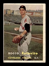 1957 Topps #212 Rocco Colavito Cleveland Indians VG HOF10010819
