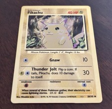 Pokemon TCG Pikachu - 58/102 (Carta Metallo Celebrazioni)