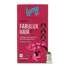 Lumy Fabulux Hair Gummies Biotin  Plant Keratin for Radiant Hair ,Nail 30 Gummy