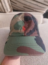 Youth8-20 POLO Ralph Lauren Camouflage Orange Pony Strap Back Hat Kids Used Cap