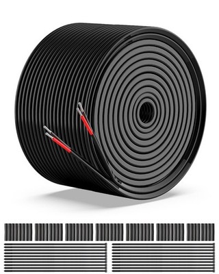 16 Gauge Wire 2 Conductor Electrical Wire, 16 AWG Stranded PVC Cord, 12V Low