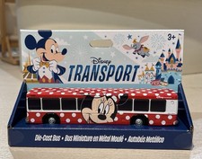 2025 Disney Parks Transport Diecast Bus Minnie Mouse NEW