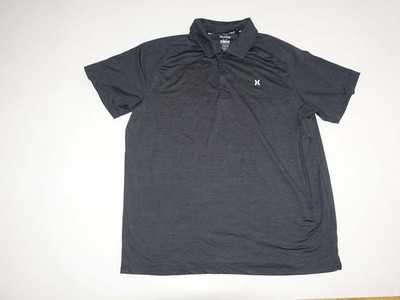 Hurley Men's Performance Polo Shirt Size XL Short Sleeves Dark Gray X-Large