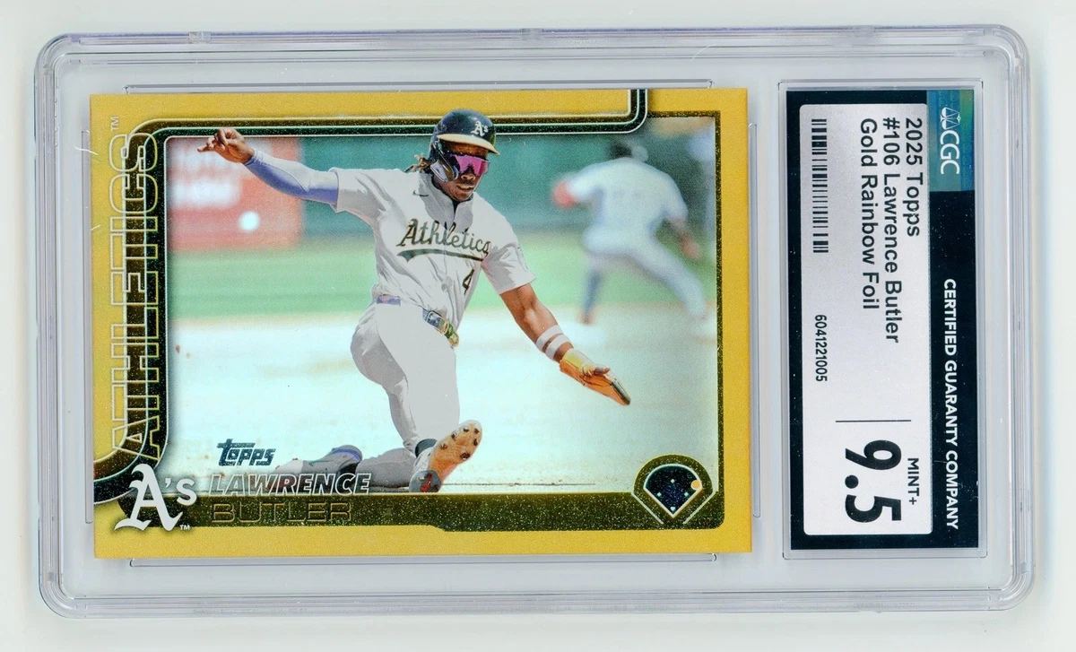 2025 Topps Series One Lawrence Butler Golden Mirror SSP SUPER 
