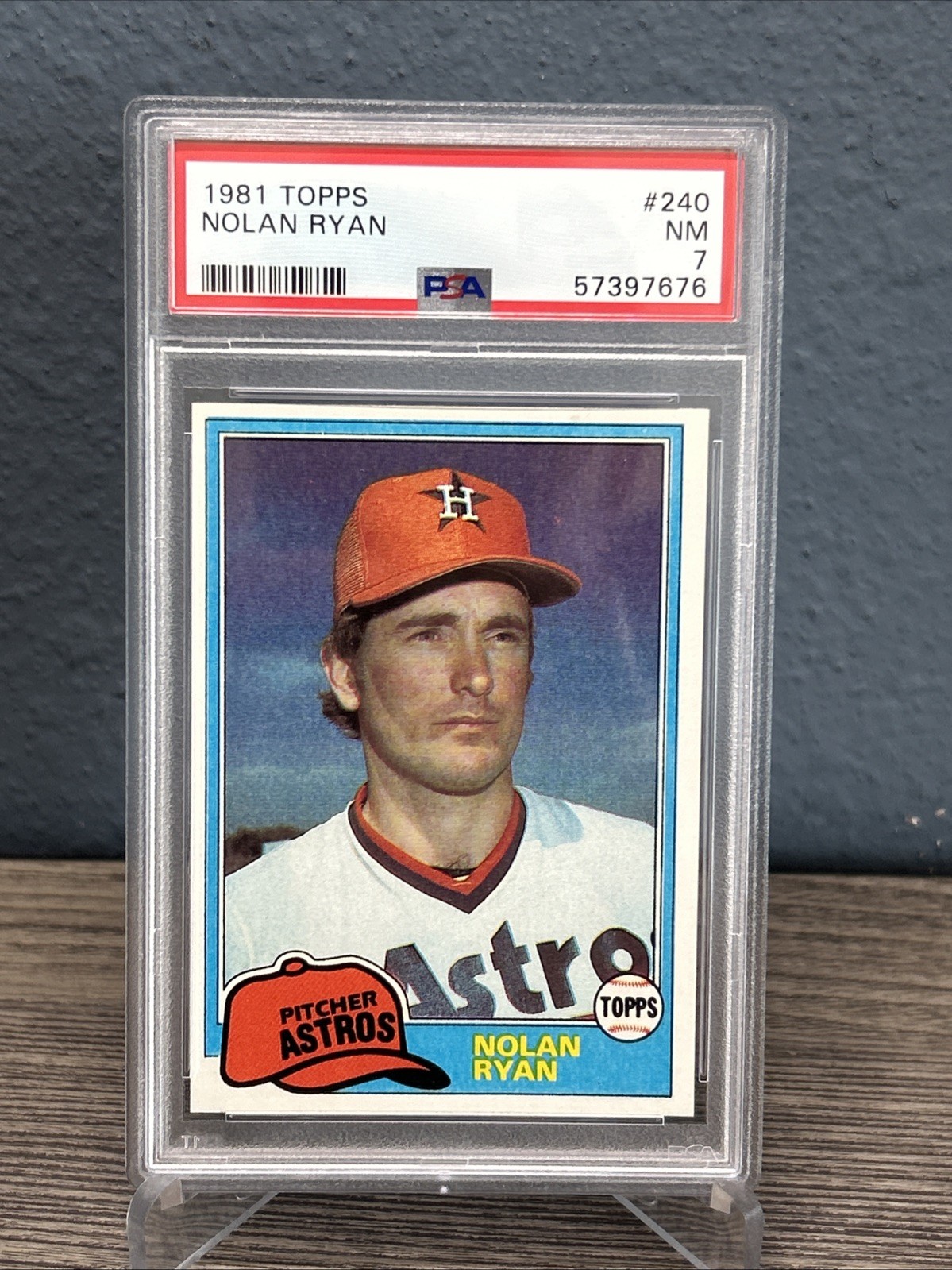 1981 Topps - Nolan Ryan #240 - PSA NM 7