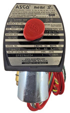 ASCO RedHat II 8316G034 Solenoid Valve 3/8" 120VAC 3-Way Brass 1-150PSI