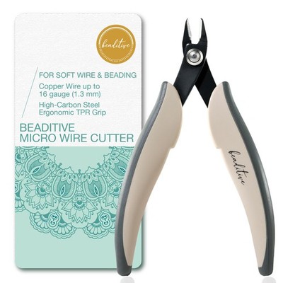 Beaditive Micro Wire Cutter   Natural Cream Flush Cutter for Beading, Jewelry...