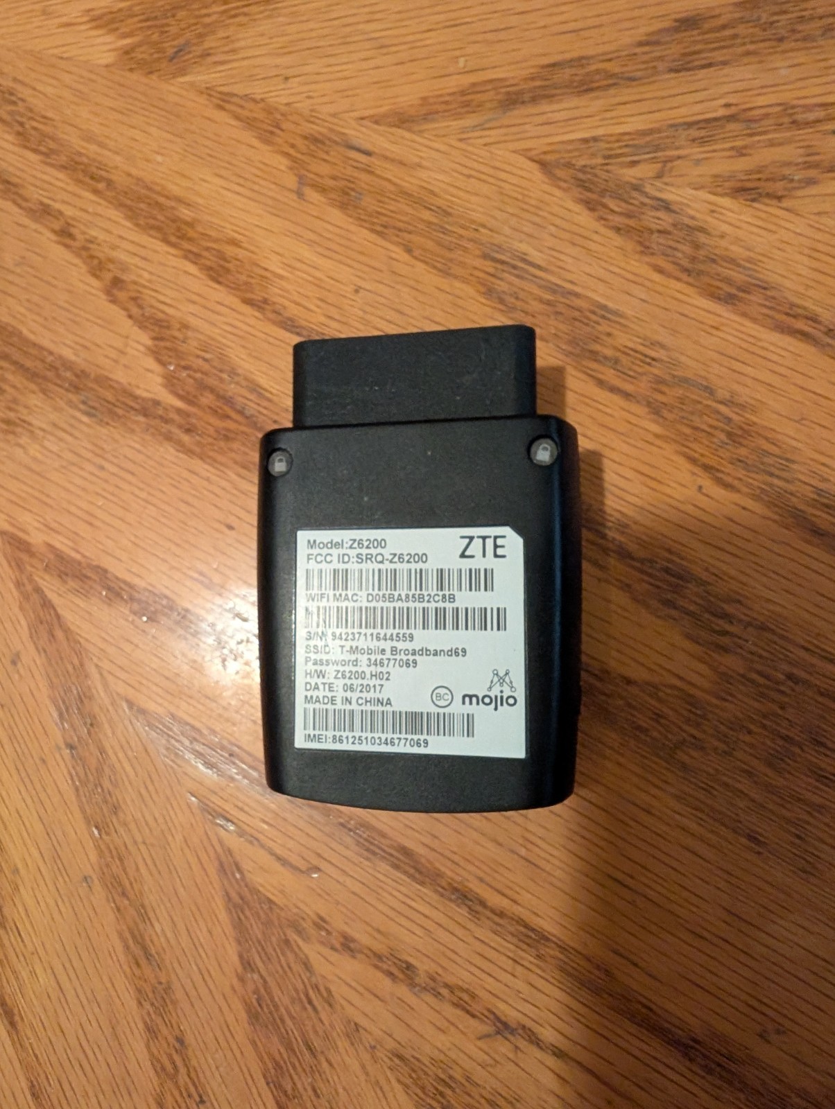 T-mobile SyncUP Drive Z6200 OBD2 Mobile Hotspot