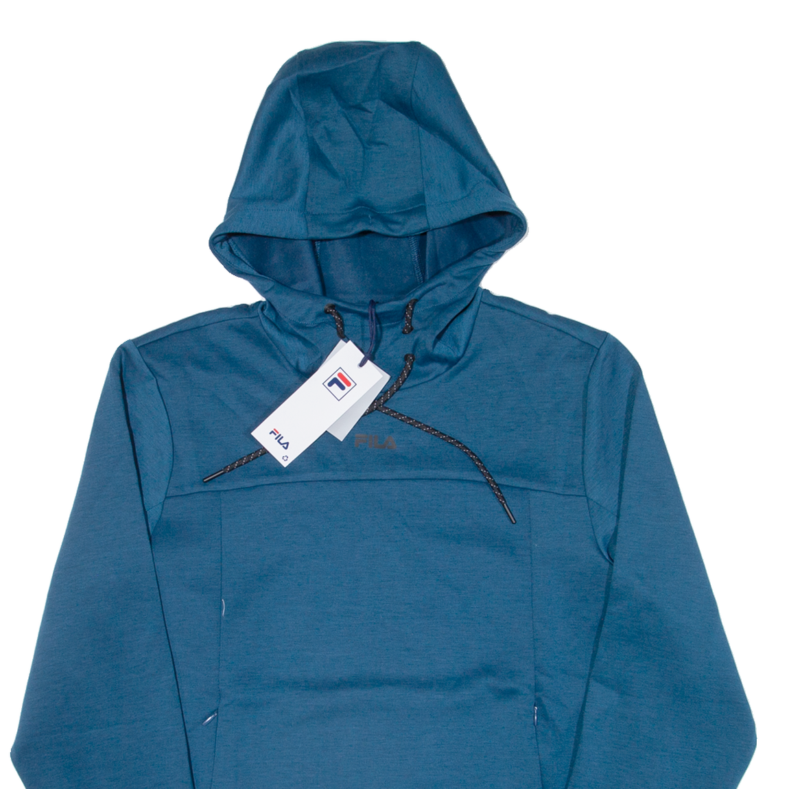 FILA Felpa con Cappuccio Uomo Blu S