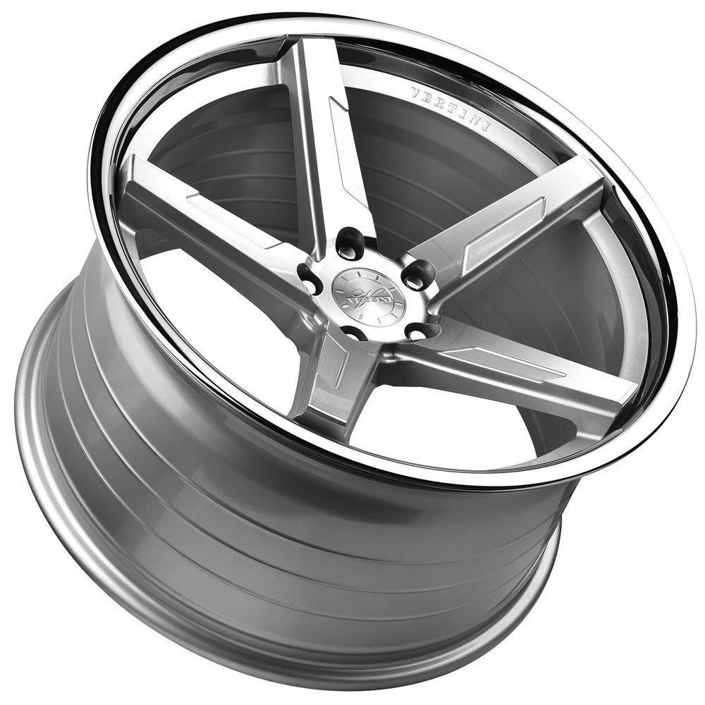 20" Vertini RFS1.7 Silver 20x9 20x10.5 Wheels Rims Fits Maserati Quattroporte