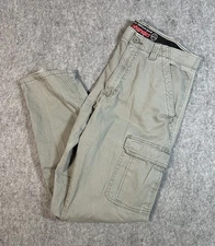 Wrangler ATG Pants 32x34 All Terrain Gear Stretch Cargo Outdoors Hiking Grey