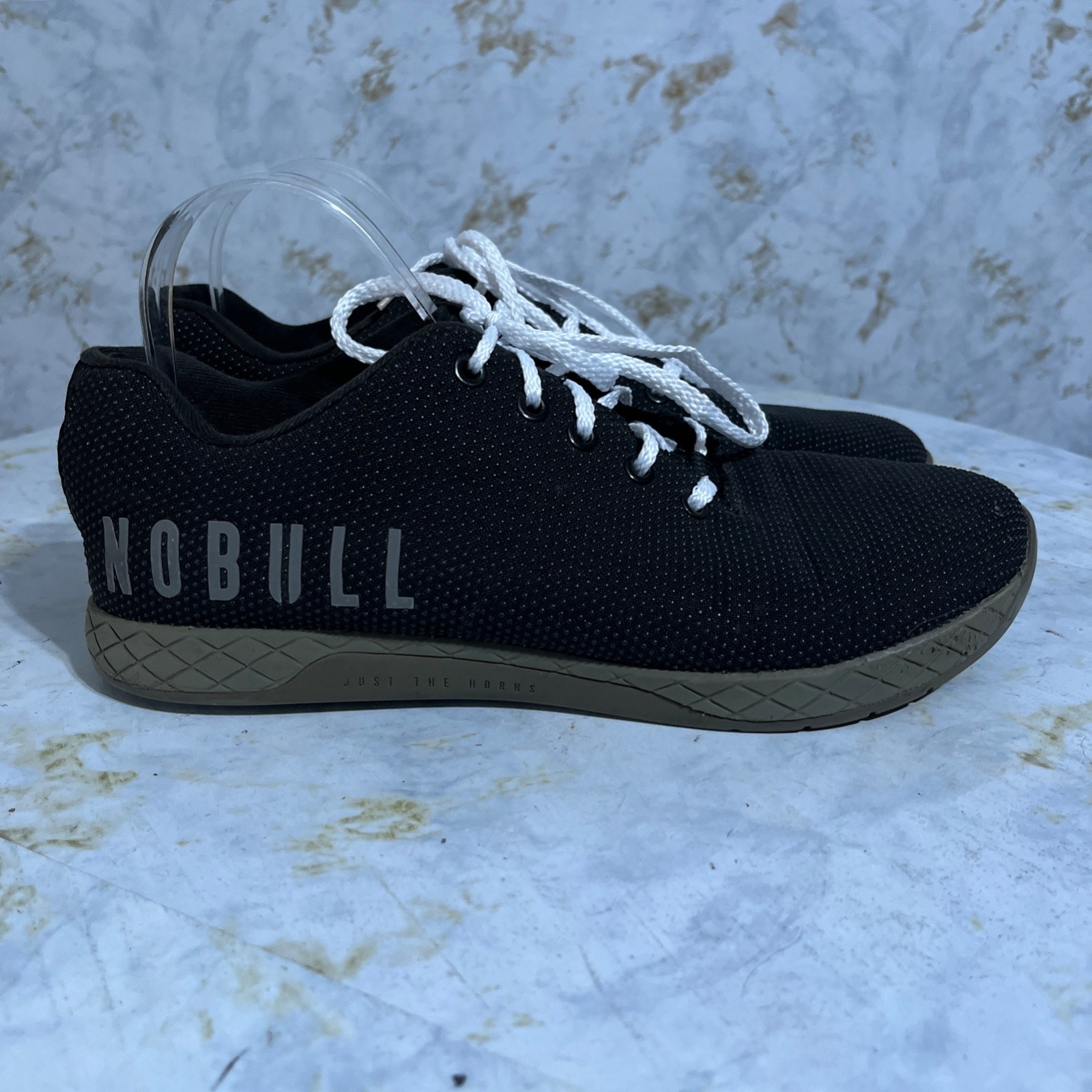NoBull Outwork Men's Size 10 Shoes Black Gym Training Low Top Athletic Sneakers