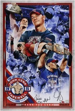 Autographed John Cena Card Fanatics Authentic COA Item#14374994