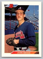 1992 Bowman #347 John Smoltz