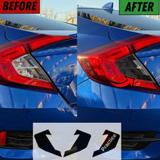 For 2016-2021 Honda Civic Sedan Taillight Signal Reverse Smoke Tint Vinyl Decals For 2016-2021 Honda Civic Sedan Taillight Signal Reverse Smoke Tint Vinyl Decals