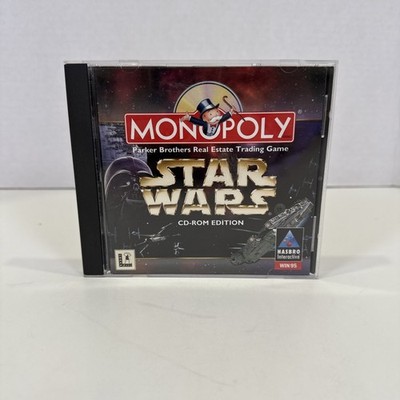 Star Wars Monopoly CD-ROM Edition PC Game Hasbro Interactive Win95 1997