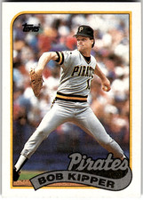 1989 Topps #114 BOB KIPPER Pittsburgh Pirates MLB Baseball