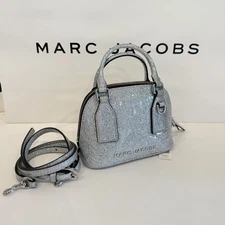 Marc Jacobs Mini Dome Tote Crossbody 4R5SMN004S02 Silver