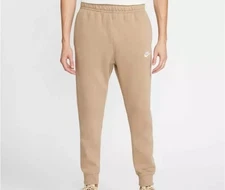 NEW Sz XXL Men's Nike Sportswear Club Fleece Jogger Sweatpants Beige 716830-247