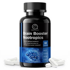 Brain Health  Memory Booster Nootropic Supplement Focus Function, Clarity