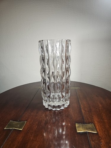 Vintage Mid Century Fidenza Clear Italian Art Glass Vase - Picture 7 of 22