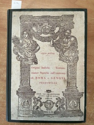 HISTORISCHE ZEUGNISSE ÜBER DIE EXISTENZ VON ROM UND GENUA PRERUMULEE (6260