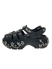 Simone Rocha Crocs Stomp Fisherman Sandals Size 38ss8 Black Women's