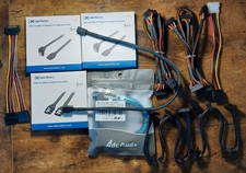 Computer Cable Bundle, Straight Right Angle SATA3, PS MiniSAS Molex to SATA