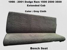 1998 To 2001 Dodge Ram 1500 2500 Extended Cab Rear Back Full Bench Seat 1998 To 2001 Dodge Ram 1500 2500 Extended Cab Rear Back Full Bench Seat