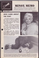 MINOX MEMO V6n3 Winter 1963: Jayne Mansfield; chimney sweeps; jewelry &c
