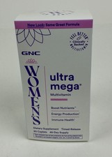 GNC Women's Ultra Mega Multivitamin 90 Caplets 45 Servings New EXP 12/2027