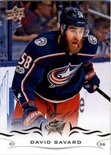 2018-19 Upper Deck #55 David Savard - HKY