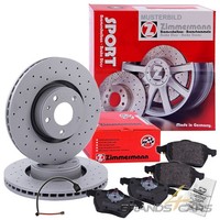 Zimmermann SPORT-BREMSSCHEIBEN Ø310 +BelÄGe +Kontakt Vorne FÜR BMW 5-ER E60 E61