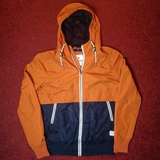 Soulcal & co navy and orange windbreaker size small