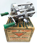 Vintage Pflueger Akron Model 1893 Level Wind Fishing Reel with Original Box — photo 1