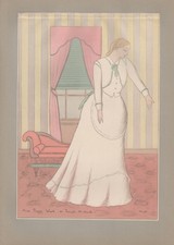 Fotolitografía de 1931 de “Miss Peggy Wood” del caricaturista inglés Max Beerbohm