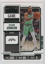 2023-24 Panini Contenders Green Game Ticket Keldon Johnson #68 uk2