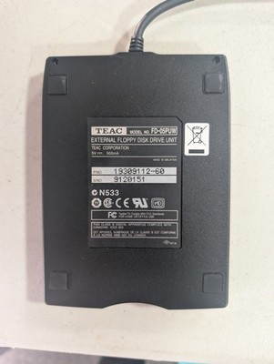 TEAC FD-05PUW 3.5'' USB Wired External Floppy Disk Drive Unit