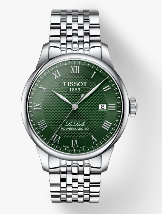 Tissot Le Locle Classic Collection Green Dial 39.3mm Men's Watch T0064071109300