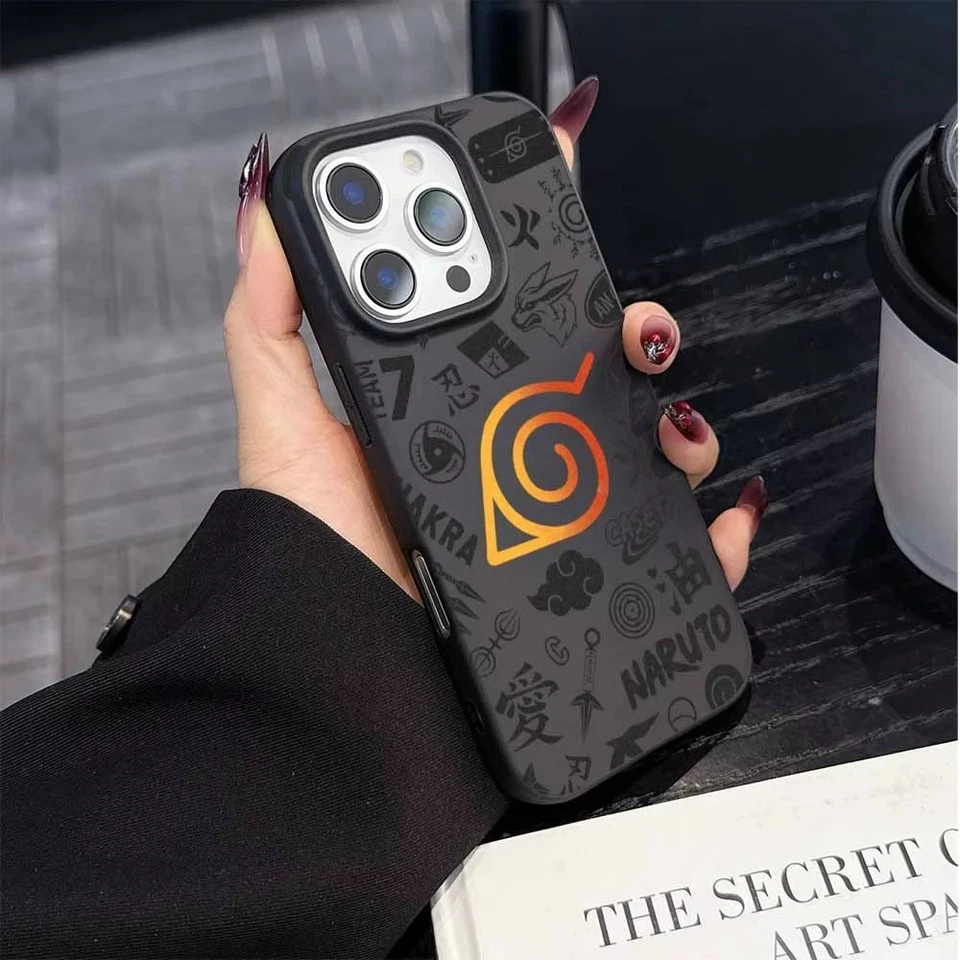 Funda Anime Akatsuki Nubes y Kurama iPhone Foto 2 de 4