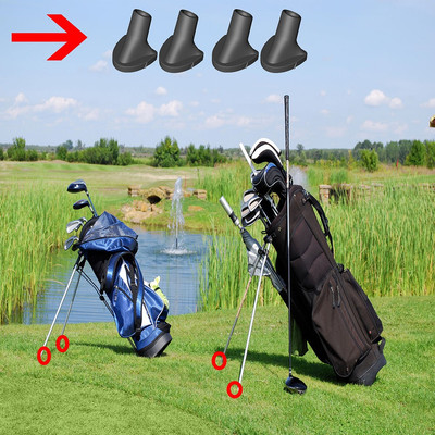 GatorFeet Ersatzfüße Für Golftaschenständer – 2 Stück, Gummi, Passend Für Die Meisten Ständer