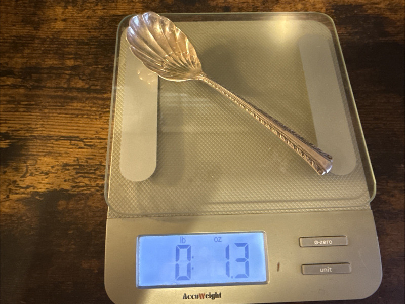***REED AND BARTON- Nancy Lee- Sterling Silver Sugar Spoon 6 -1/4: 1.3 oz***