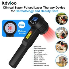 25W Super Pulsed Laser Therapy Device 905nm for Wound Healing and Tissue Repair