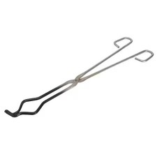 Coated Crucible Tongs, 18 In, Plated Steel, 5Zpt7