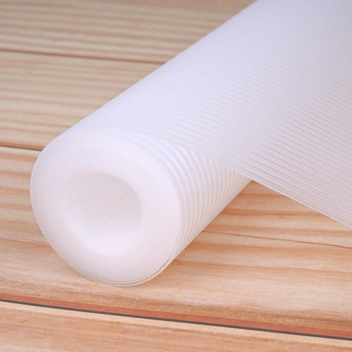 Non Adhesive Clear Shelf Liners for Kitchen Cabinets Easy to Clean Fridge Pad...