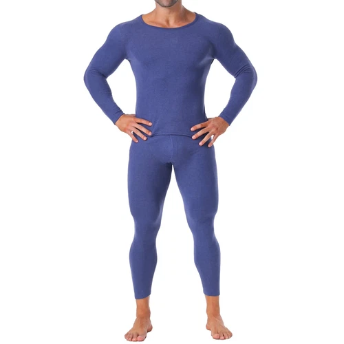 Mens Thermal Underwear Fleece Lined Long Johns Base Layer Cold Weather Warm Set - Picture 16 of 19