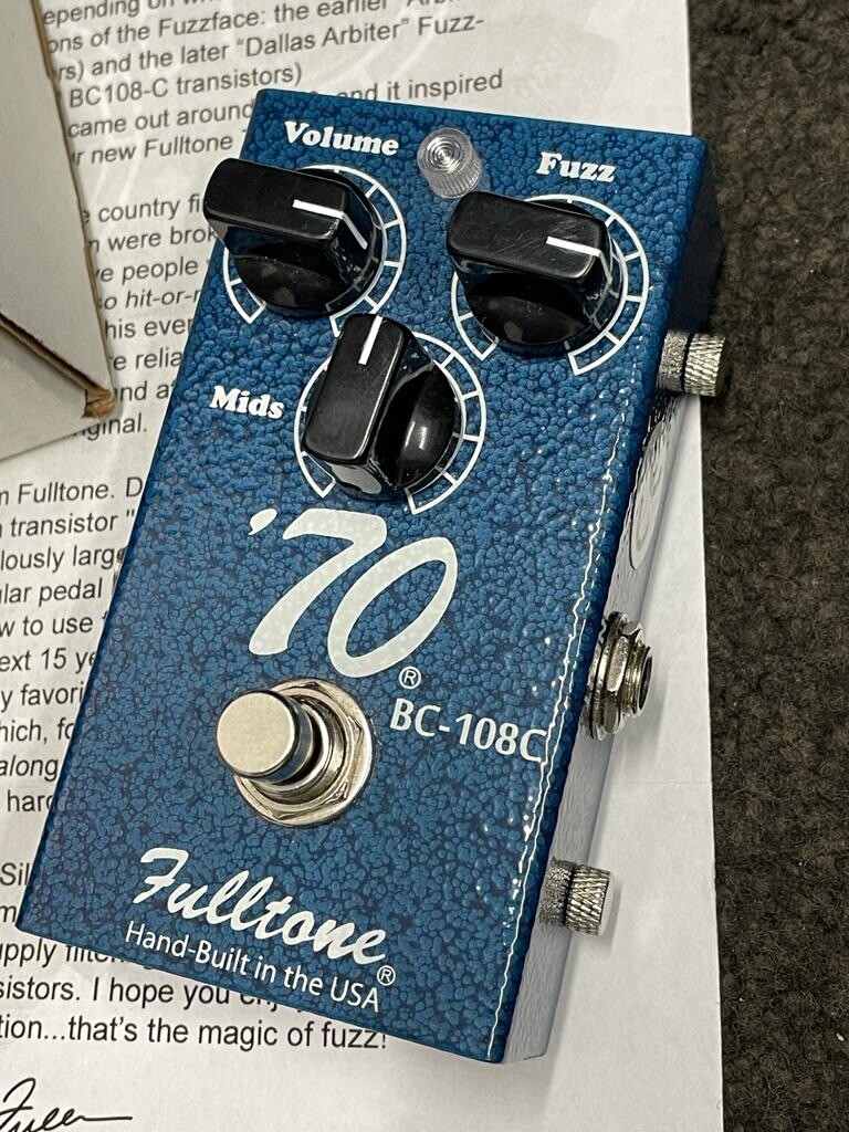 Fulltone '70 BC-108C Silicon Fuzz Face Pedal | eBay UK