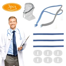 3 Pack Replacement Headgear strap for ResMed Airfit P10 Nasal Pillow CPAP Mask